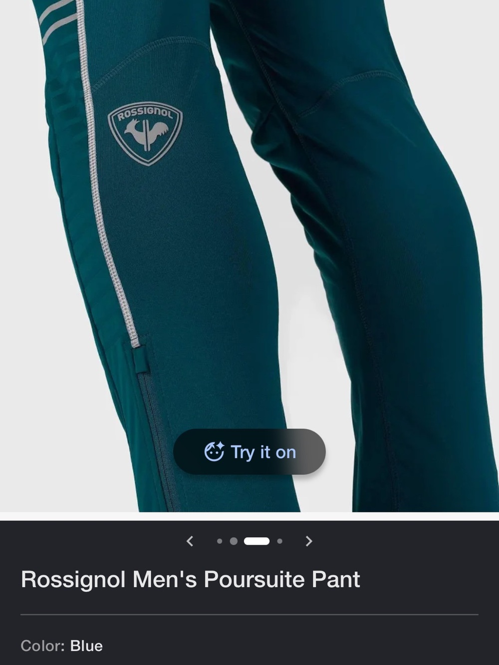 NWT Rossignol Poursuite Green Mens Nordic Ski  Tailored Windproof Pants 2XL - Picture 15 of 16